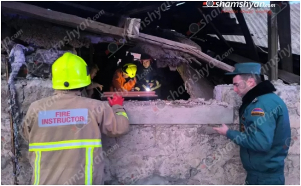 Պայթյուն-փլուզում՝ Էջմիածնում. փլատակներից դուրս են բերել 76-ամյա տանտիրուհուն. նրա կյանքին վտանգ չի սպառնում